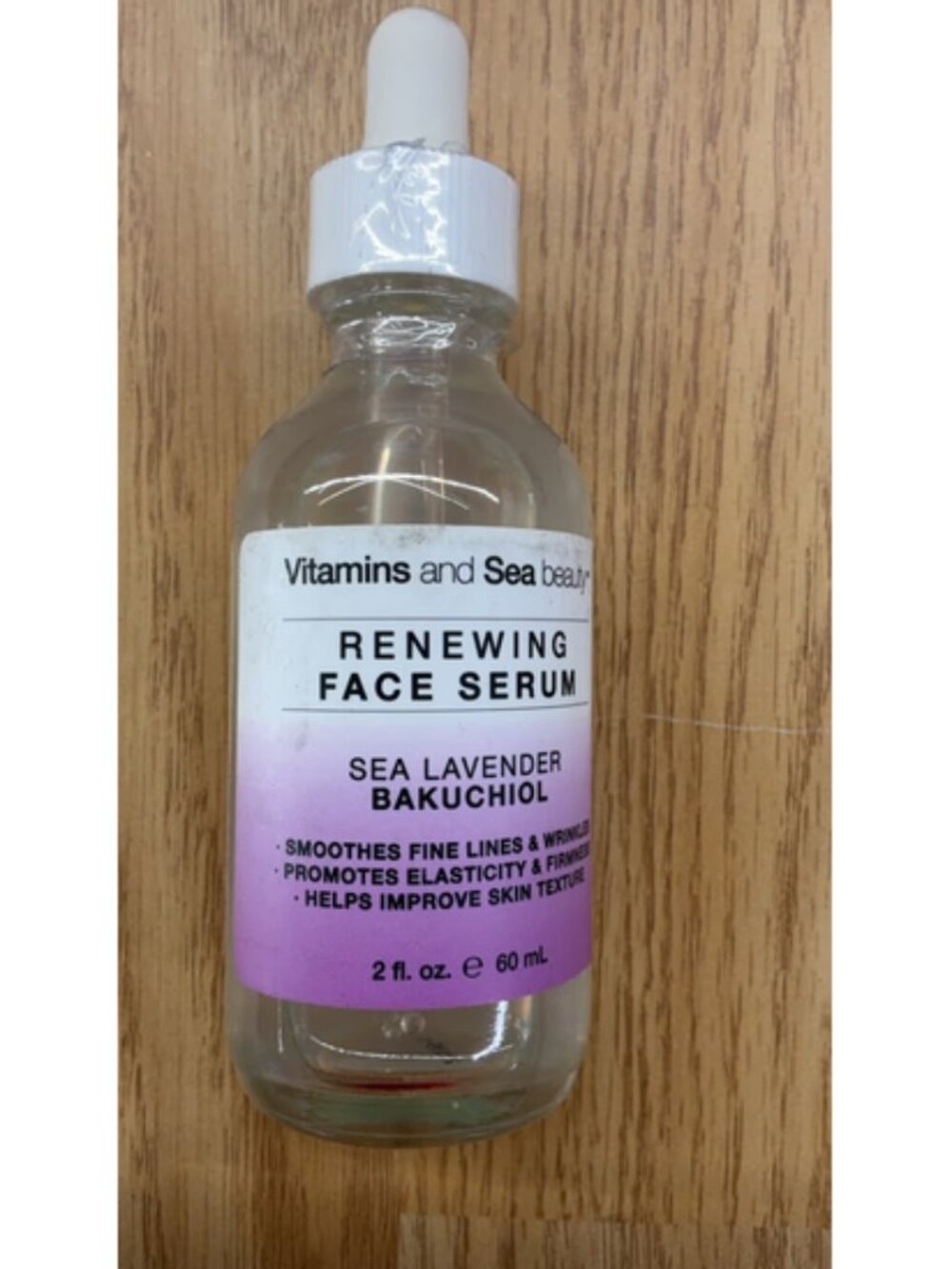 Vitamins and Sea Beauty Renewing Face Serum Sea Lavender Bakuchiol 2 oz